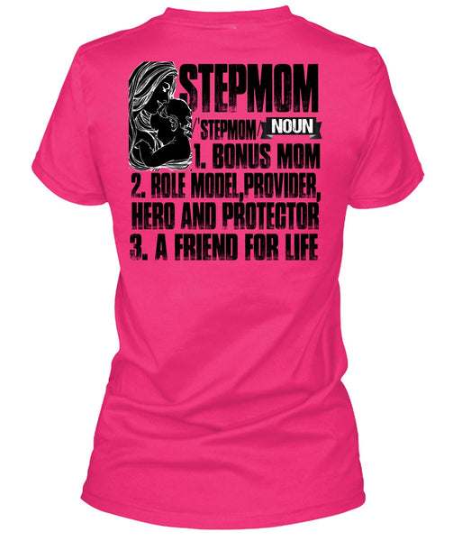 Step Mom T Shirt, I Love Mom T Shirt