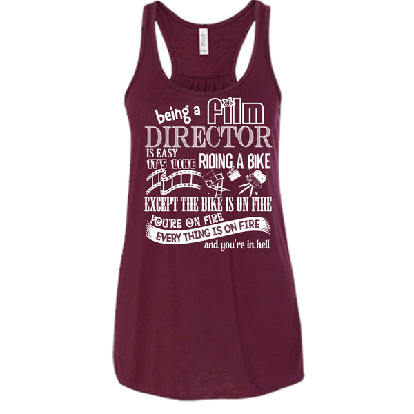Being A Film Director T Shirt, It's Like Riding A Bike T Shirt, Cool T Shirt