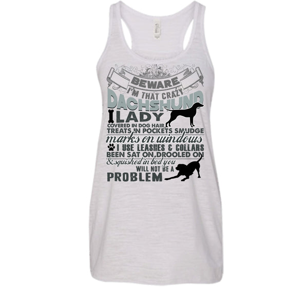 I'm That Crazy Dachshund Lady T Shirt, I Am A Dog Lover T Shirt, Awesome t-shirts