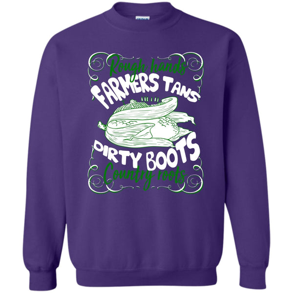 Dirty Boots Country Roots T Shirt, Coolest Farmer Sweatshirt