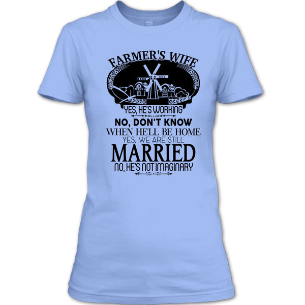 Farmer's Wife T Shirt, Gift For Farmer's Wife T Shirt