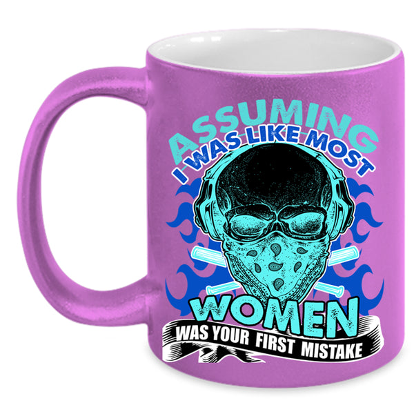 Awesome Mom Coffee Mug, I Was Like Most Women Accent Mug