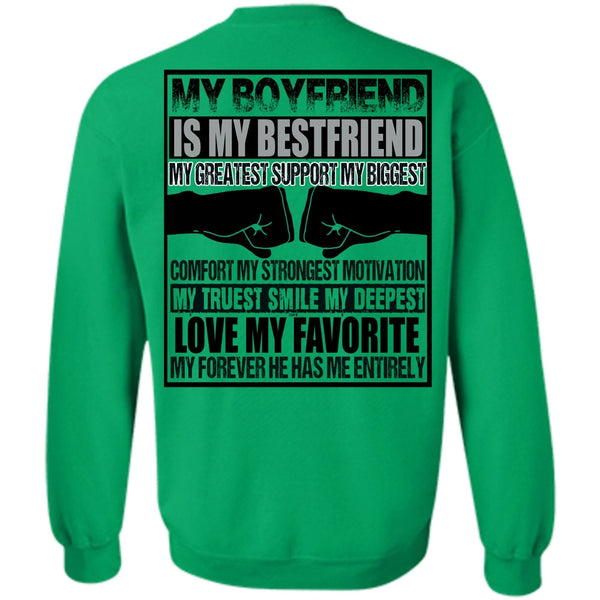 I Love Boyfriend T Shirt, My Boyfriend Is My Best Friend Sweatshirt