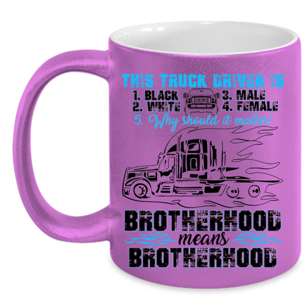 Cool Gift For Truck Driver Coffee Mug, Truck Driver Accent Mug