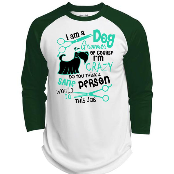 I Am A Dog Groomer T Shirt, I Love My Dog T Shirt, Awesome T-Shirts  (Polyester Game Baseball Jersey)