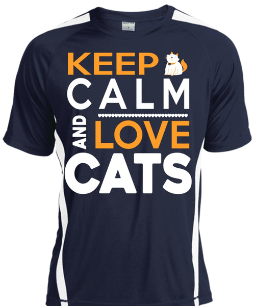 Keep Calm And Love Cats T Shirt, My Pets T Shirt, My Favorite T Shirt