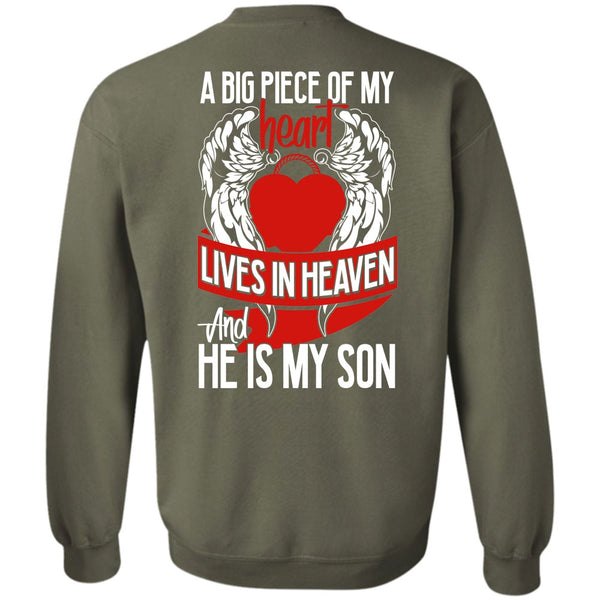 Lives In Heaven T Shirt, I Love Son Sweatshirt