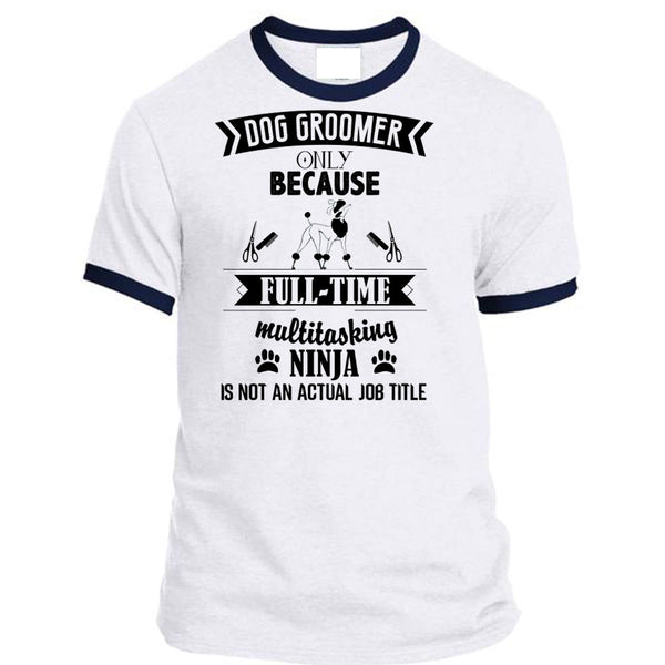 A black t-shirt with the shopify logo