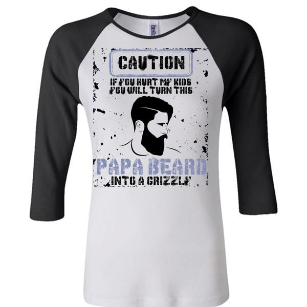 Papa Beard Into A Grizzly T Shirt, I Love Papa T Shirt, Awesome T-Shirts
