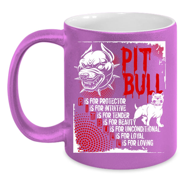 Pit Bull Coffee Mug, Cool Gift For Pit Bull Lovers Coffee Cup