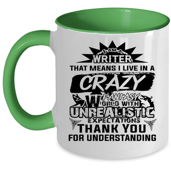 Awesome Gift For Writer Coffee Mug, I Am A Writer Accent Mug