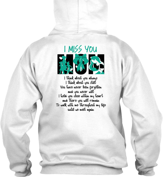 I Miss You Mom T Shirt, I Love Nanny T Shirt