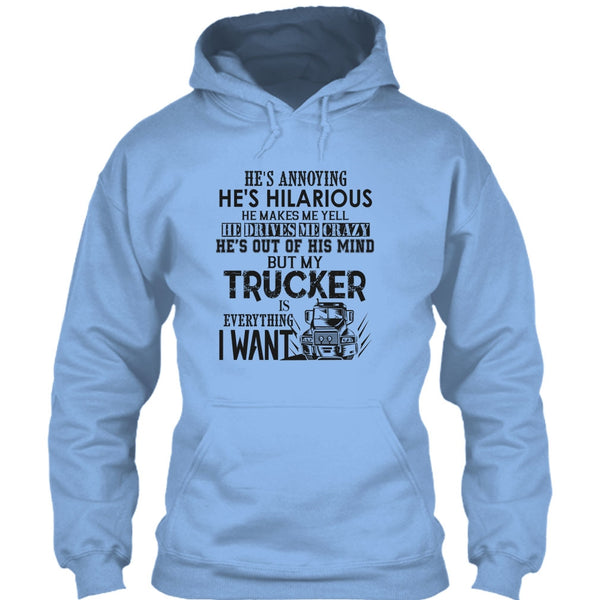 My Trucker Is Everything T Shirt, Coolest Trucker T Shirt
