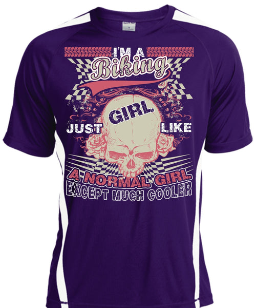 I'm A Biking T Shirt, Just Girl Like A Normal Girl T Shirt, Cool Shirt
