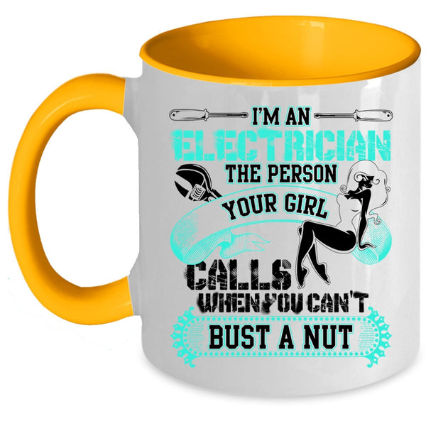 Awesome Electricians Coffee Mug, I'm An Electrician Accent Mug