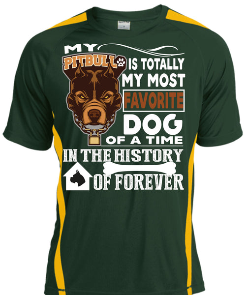 My Pit Bull Is Totally My Most Favorite Dog T Shirt, A Time In The History Of Forever T Shirt, Cool Shirt