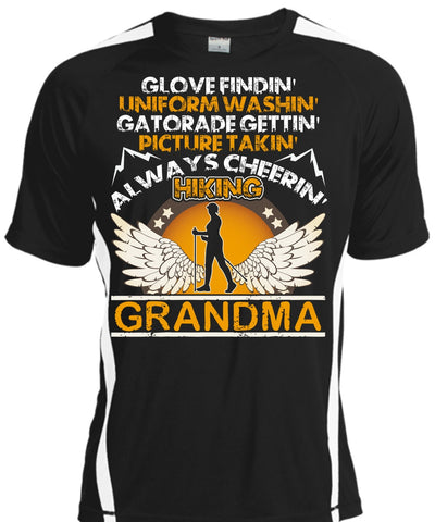 A black t-shirt with the shopify logo