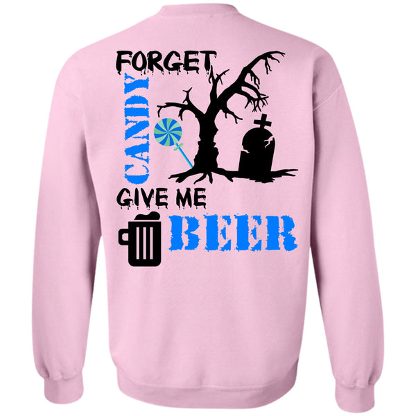 Wait For Halloween T Shirt, Forget Candy Give Me Beer Sweatshirt