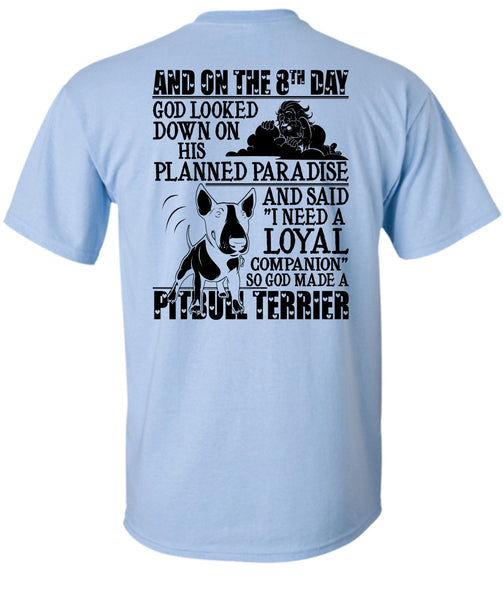 God Made A Pit Bull Terrier T Shirt, I Love Pit Bull T Shirt