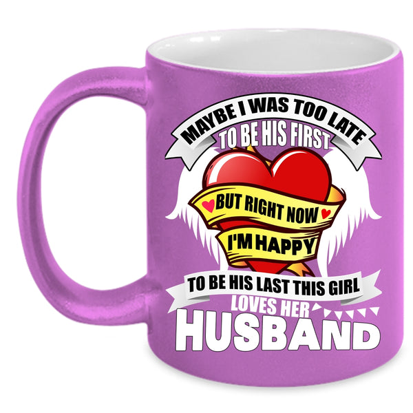 This Girl Loves Her Husband Coffee Mug, Cute Wedding Coffee Cup