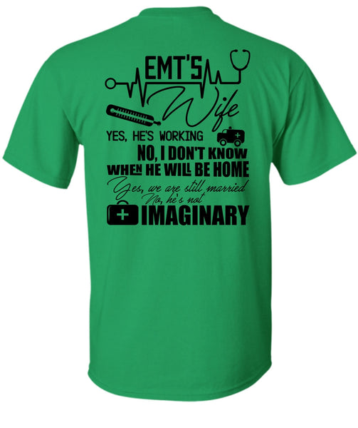 EMT's Wife T Shirt, I Love Nursing T Shirt