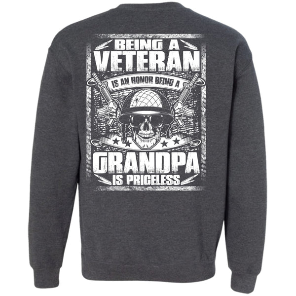 Grandpa Is Priceless T Shirt, I Love Veteran Sweatshirt