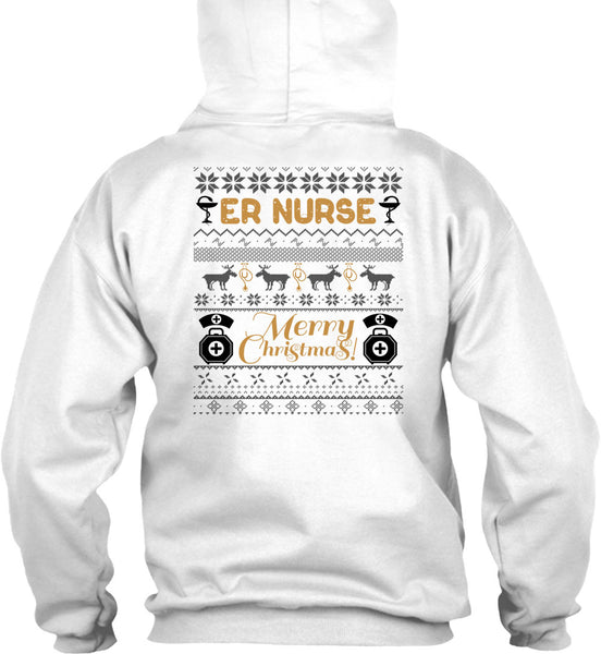ER Nurse Merry Christmas T Shirt, I Love Nursing T Shirt