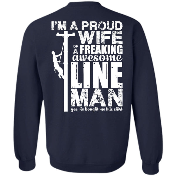 Awesome Lineman T Shirt, I Love Lineman Sweatshirt