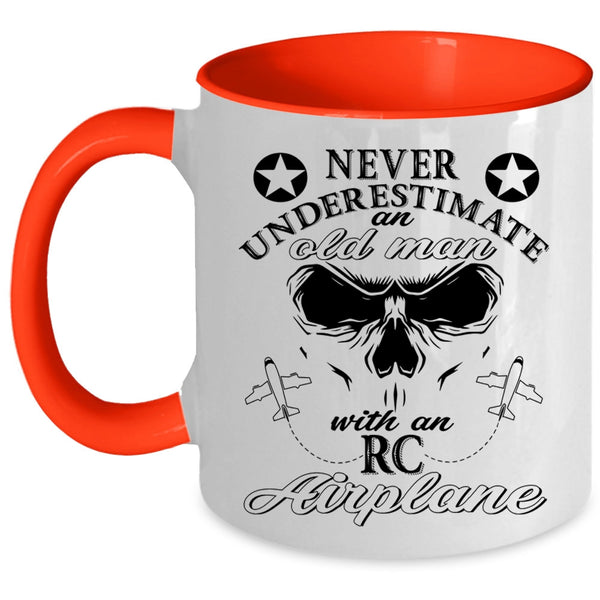 Cool Grandpas Coffee Mug, An Old Man With An RC Airplane Accent Mug