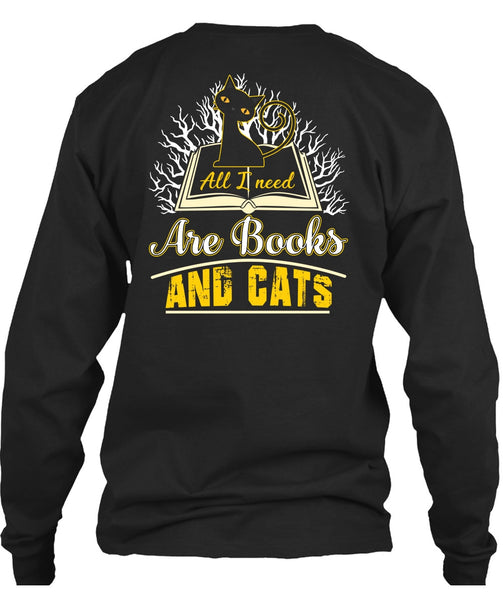 All I Need Are Books And Cats T Shirt, Being A Reader T Shirt