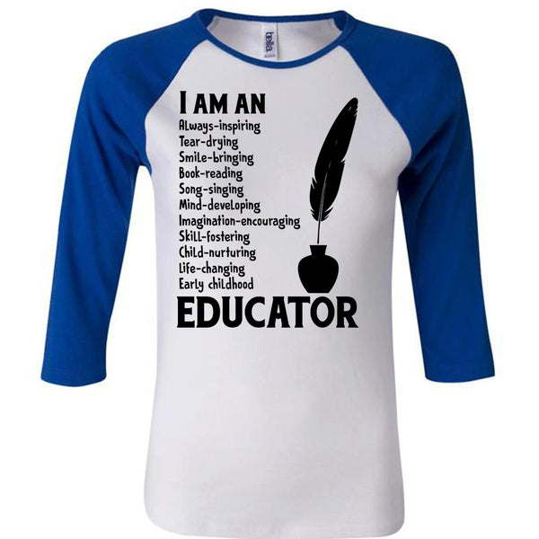 I Am An Educator T Shirt, I Love Teacher T Shirt, Career T Shirt