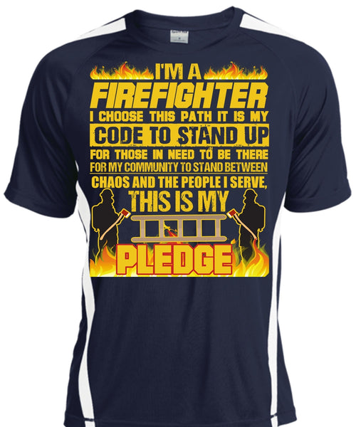 I'm A Firefighter T Shirt, Code To Stand Up T Shirt, Cool Shirt
