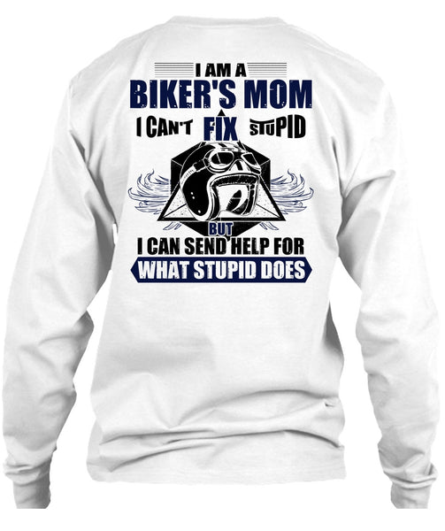 I Am A Biker's Mom T Shirt, I Love Biking T Shirt