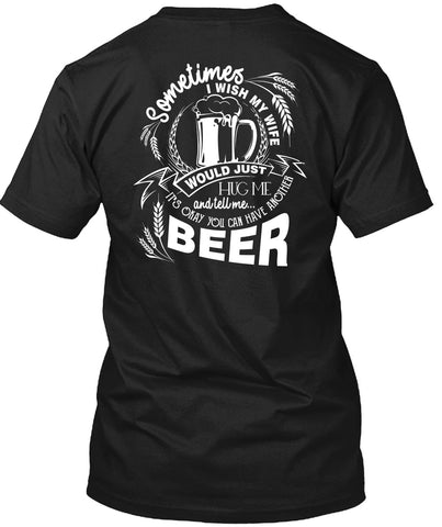 A black t-shirt with the shopify logo