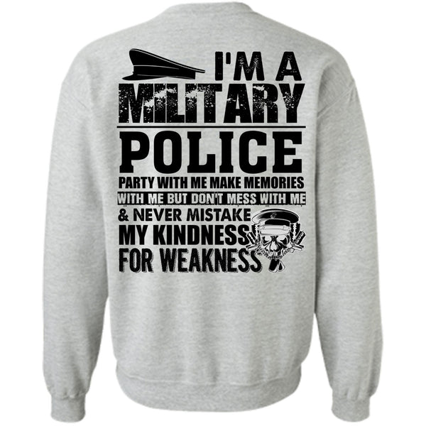 I Love Police T Shirt, I'm A Military Police Sweatshirt