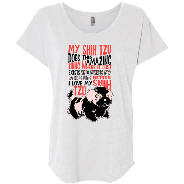 My Shih Tzu Does This Amazing T Shirt, My Dog T Shirt, Awesome T-Shirts