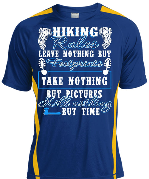 Hiking Rules T Shirt, Footprint T Shirt, Cool Shirt