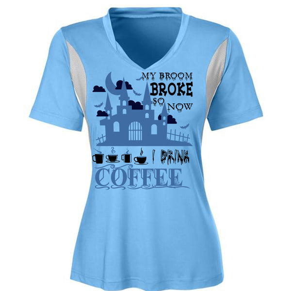 My Broom Broke So Now I Drink Coffee T Shirt, Wait For Halloween T Shirt, Awesome T-Shirts