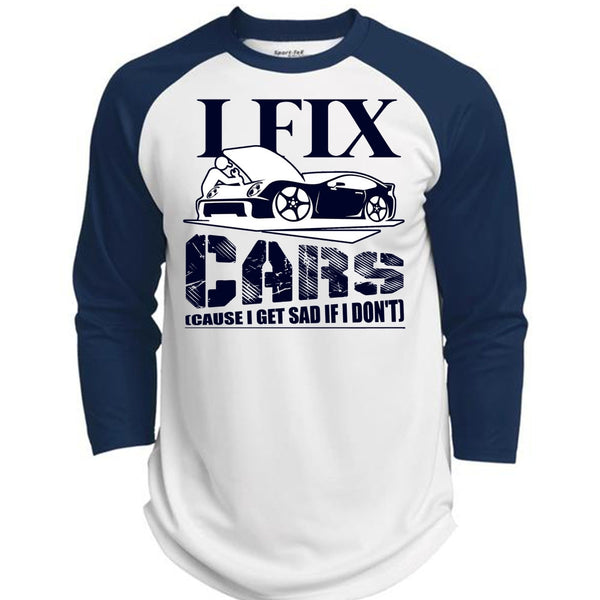 I Fix Cars T Shirt, I Love Mechanic T Shirt, Awesome T-Shirts  (Polyester Game Baseball Jersey)