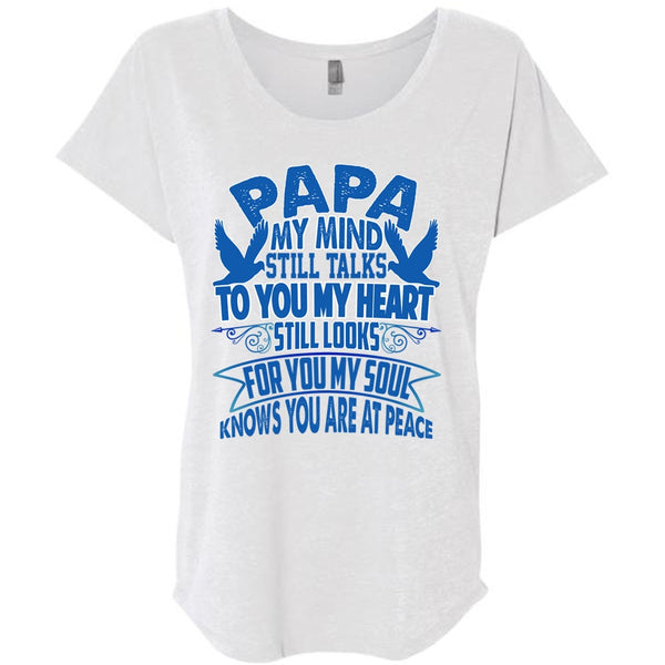 Papa My Mind Still Talks T Shirt, I Love Papa T Shirt, Awesome T-Shirts