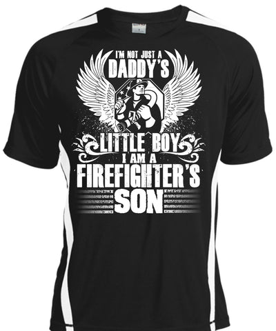 A black t-shirt with the shopify logo