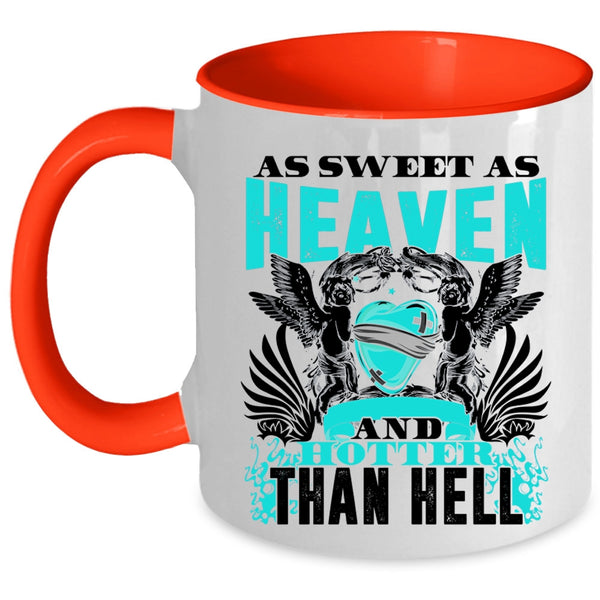 Hotter Than Hell Coffee Mug, As Sweet As Heaven Accent Mug