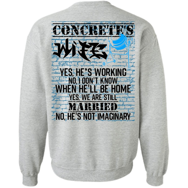 I Love My Wife T Shirt, Concrete's Wife Sweatshirt