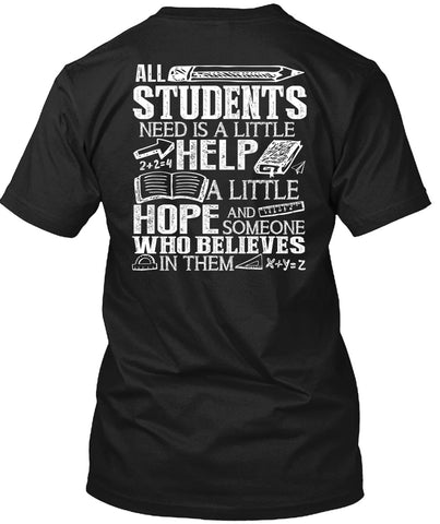 A black t-shirt with the shopify logo
