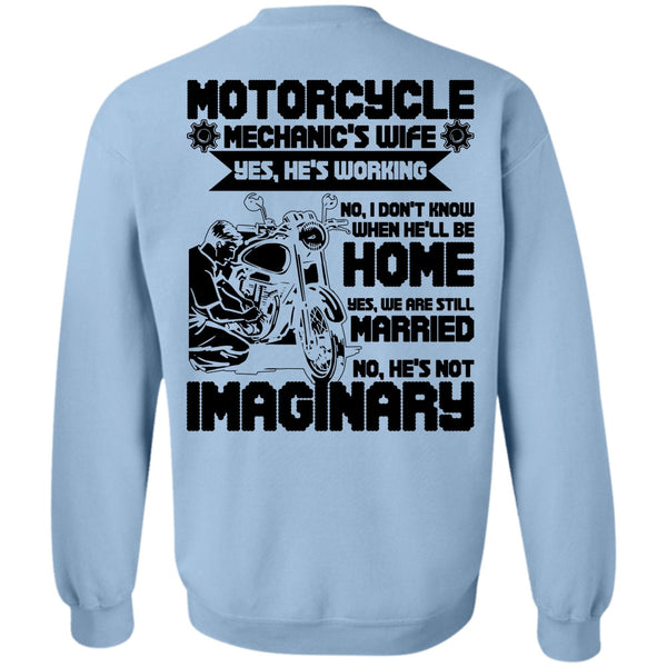I Love Mechanic T Shirt, Motorcycle Mechanic's Wife Sweatshirt