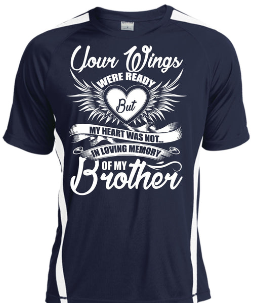 Loving Memory Of My Brother T Shirt, Your Wings T Shirt, Cool Shirt