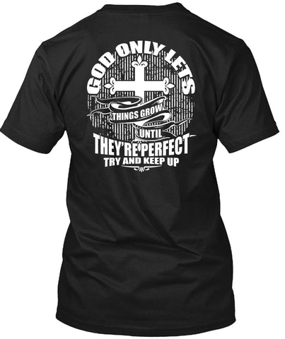 A black t-shirt with the shopify logo