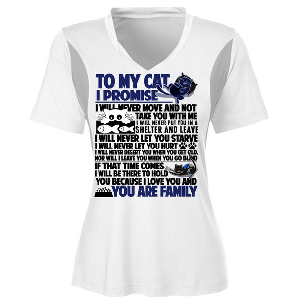 To My Cat I Promise T Shirt, You Are Family T Shirt, Awesome T-Shirts
