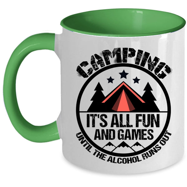 It's All Fun And Games Coffee Mug, Camping Accent Mug