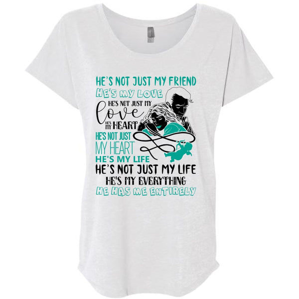 He's Not Just My Friend T Shirt, I Love Wife T Shirt, Awesome T-Shirts